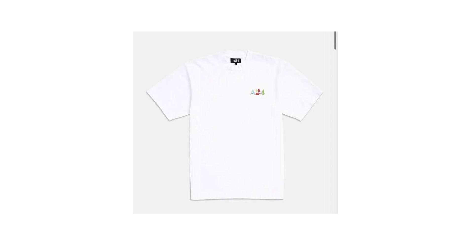 A24 ロゴ　Tシャツ　ブラック A24 - LLC Tee 